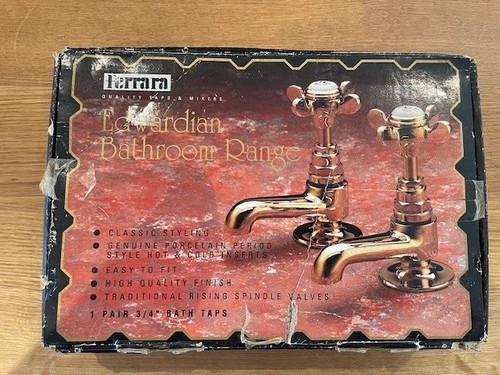 Edwardian bath pillar - , taps