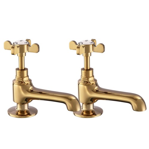 Peppermint polished gold basin - polished,