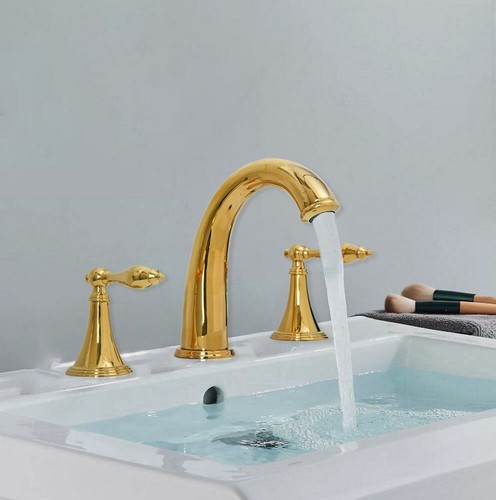 Luxury gold brass hole deck - 3,