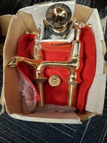 Gold plated taps - gold,