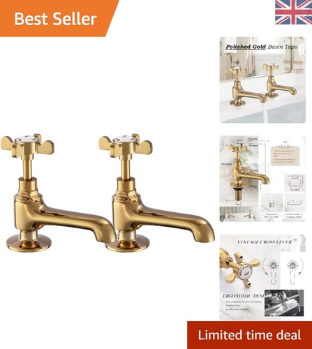 Gold victorian bathroom sink - gold,