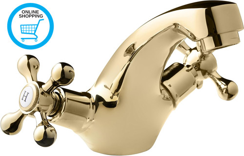 Tudor bathroom basin mixer tap - tudor,