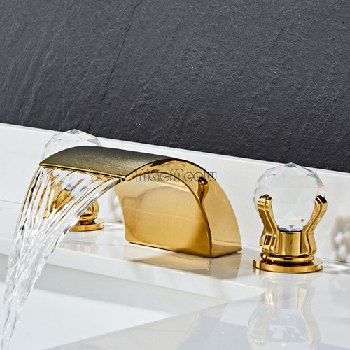 Polished gold waterfall - gold,