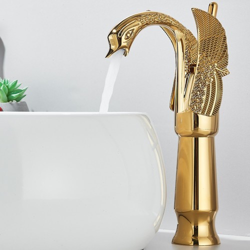 Gold basin mixer - basin,