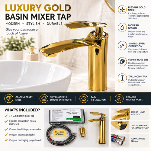 Luxury gold finish - gold,