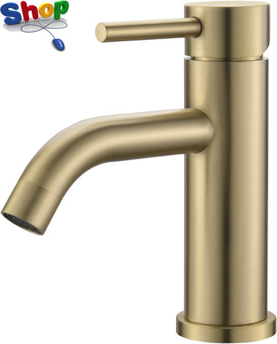 Gold stainless steel basin - gold,