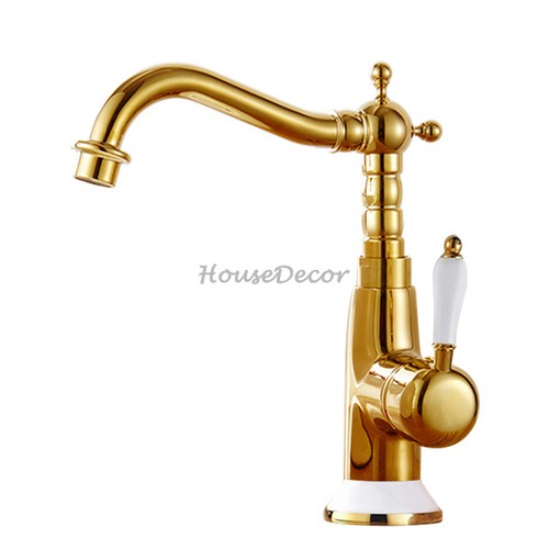Bathroom polish gold - gold, tap