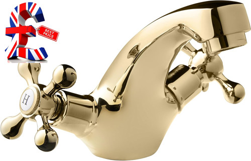 Tudor bathroom basin mixer tap - tudor,