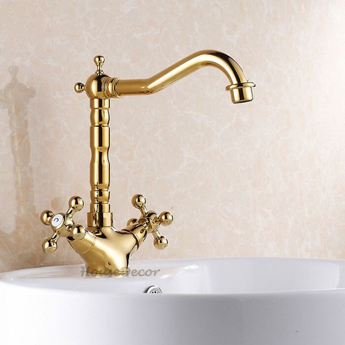Polished gold brass bathroom - polished,