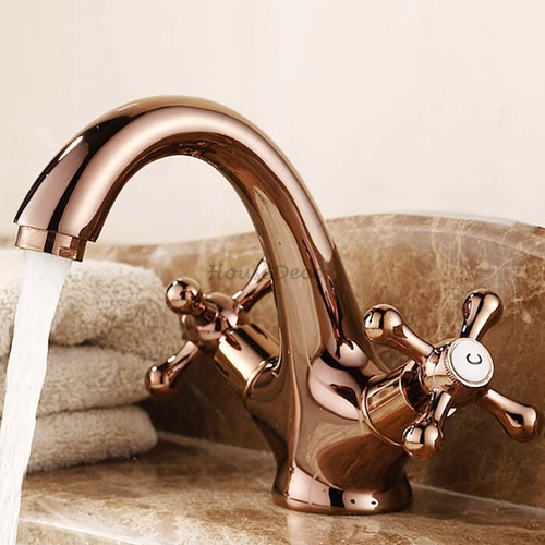 Rose gold polished brass - rose,