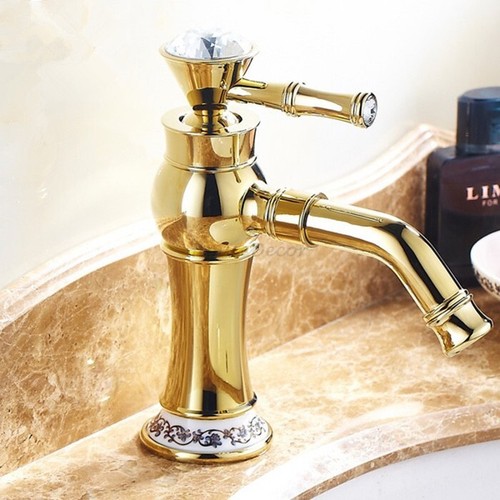 Gold polished bathroom swivel - gold,