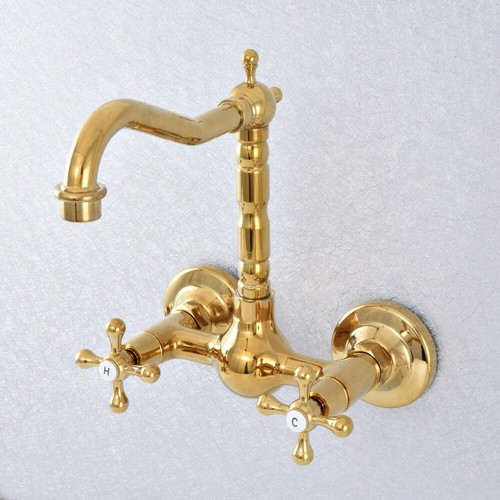 Gold color brass wall - wall, mounted
